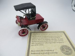 1904 Oldsmobile Curved Dash Red/black 1:32 Scale National Motor