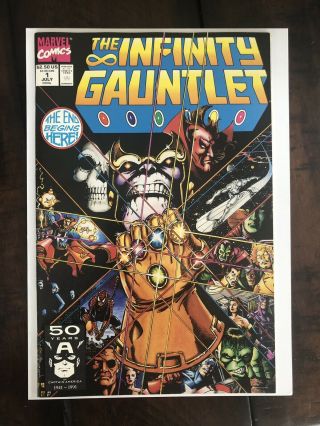 Infinity Gauntlet Comic Book Run 1 - 6 Complete Near,  Avengers