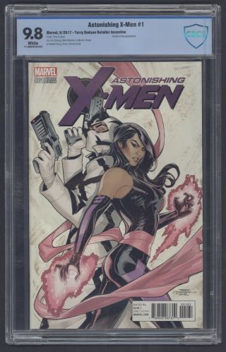 Astonishing X - Men 1 Cbcs (not Cgc) 9.  8 Dodson Retailer Variant Marvel Comics