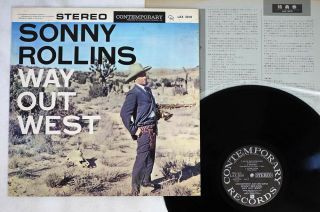 Sonny Rollins Way Out West Contemporary Lax - 3010 Japan Vinyl Lp