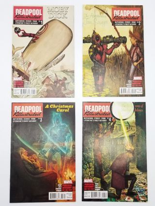 Deadpool Killustrated 1 2 3 4 Complete Set First Print March 2013 Marvel Comics