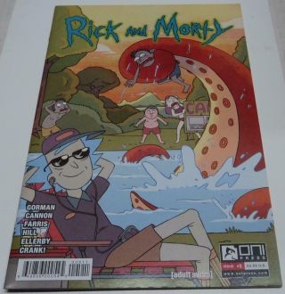 Rick And Morty 5 Rare 1st Print (oni Press 2015) Adult Swim (fn, ) Scary Terry