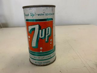 Vintage 1960 S 7 Up Soda Can Research Corp.  St.  Louis