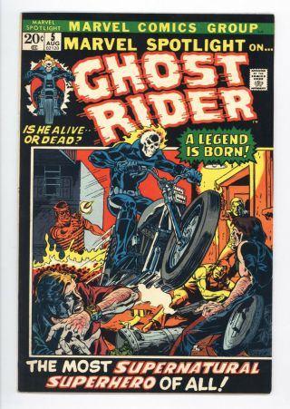 Marvel Spotlight 5 Vol 1 Near Perfect 1st App Of Ghost Rider