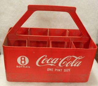 Vintage Coke Coca Cola Plastic 8 Pack Carrier Pakster 0816 Holds 8 One Pint Size