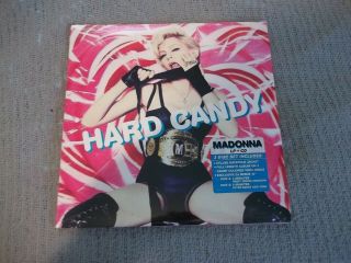 Lp Madonna - - Hard Candy - - 3 Disc Set,  Cd - - Color Vinyl -