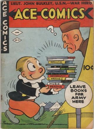 Ace Comics No 63,  June 1942 Golden Age Comic