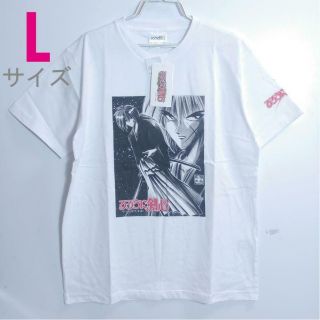 L Size T - Shirt Rurouni Kenshin Shueisha Collectible White 8307 Size L
