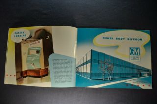 1954 Fisher Body Motorama Brochure Chevrolet Buick Cadillac Pontiac Oldsmobile 4