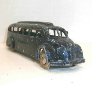 Vintage 1937 - 1939 Tootsietoy No.  1026 Greyhound Bus - 6 - Inch - exc 2