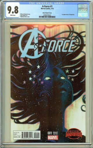 A - Force 1 Cgc 9.  8 White Pages 2030235022 Hans Variant Cover