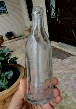 Blown Quincy Florida Fla Coca Cola Coke Slug Plate Soda Bottle Early 1900’s
