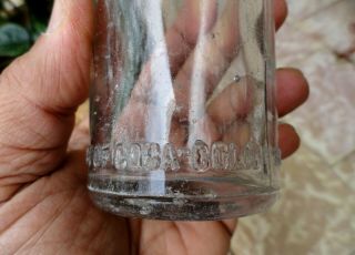 blown QUINCY FLORIDA FLA Coca Cola COKE SLUG PLATE SODA BOTTLE early 1900’s 4