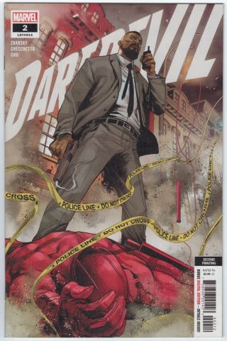 Daredevil 2 (vf, ) 2nd Print 1st Detective Cole North (cover Appearance) Htf