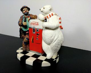 Coca Cola featuring Emmett Kelly&Coke Bear 