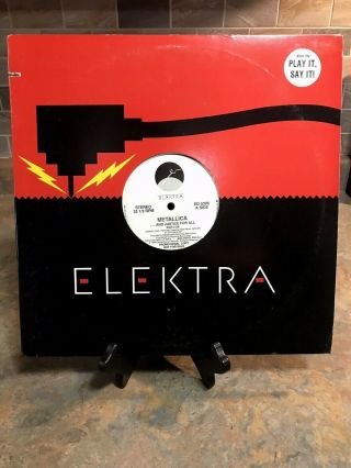 Metallica ".  And Justice For All " Rare Promotional Elektra Record/vinyl