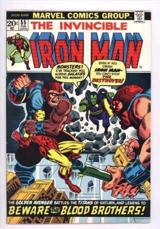 Iron Man 55 1973 Thanos And Drax 1st Appearances