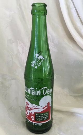 Mountain Dew Hillbilly Acl Soda Pop 10 Oz Bottle Filled By Frank & Glen