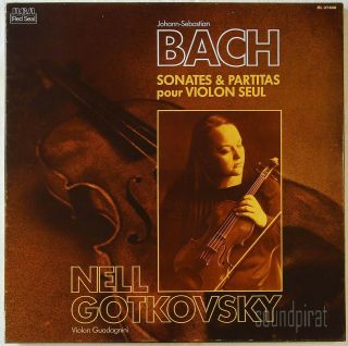 Nell Gotkovsky Bach Sonatas And Partitas Violin Solo Rca Ed.  1 Stereo 3lp Box Nm