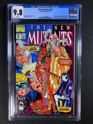 Mutants 98 Cgc 9.  8 (1991) - 1st Appearance Of Deadpool