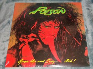 Poison,  Open Up & Say Ahh Limited Edition Green Vinyl Lp,