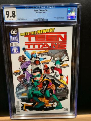 Teen Titans Special 20 Cgc 9.  8 Rare First Full Appearance Of Crush
