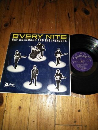 Ray Columbus And The Invaders Lp Every Nite Rare 1964/65 Zealand Zodiac Rec