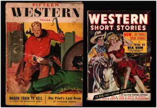 Fifteen Western Tales 1955 Lrg.  Pulp Format & Western Short Stories 132pgs 1949