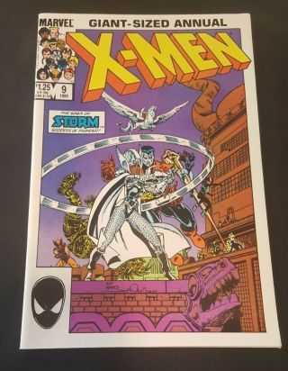 Uncanny X Men 9 Annual Art Adams Storm Loki Rogue 1 9 8 5 Vf/nm,  Wolverine