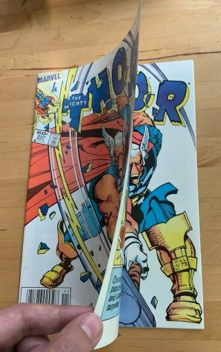 Thor 337.  Double Cover Newsstand Edition.  Nm.  Rare 1st Beta Ray Bill.