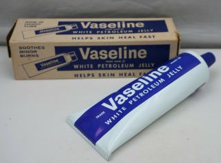 Vintage Vaseline Tube White Petroleum Jelly Helps Heal Cuts