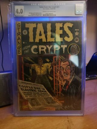 Tales From The Crypt 21 Cgc 4.  0