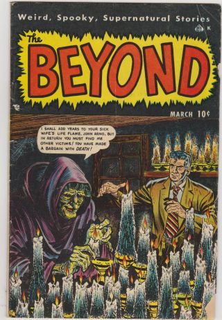 The Beyond No.  3.  Ace Pre - Code Horror.  Solid Vg/vg,  Range With Supple Paper