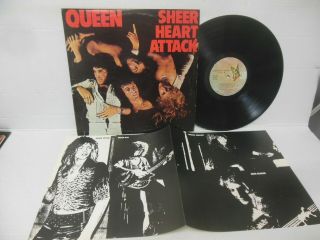 Queen Nr Vinyl Lp Sheer Heart Attack With Insert