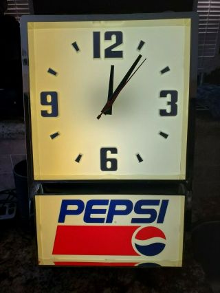 Vintage 1993 Pepsi - Cola Wall Clock NOS 18 