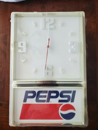 Vintage 1993 Pepsi - Cola Wall Clock NOS 18 