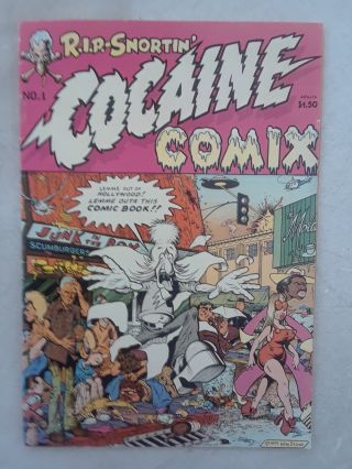 Cocaine Comix 1 F/vf,  Underground Comic
