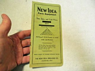 1934 Idea Spreader Farm Equipment Sales Brochure That Is In Good Shape