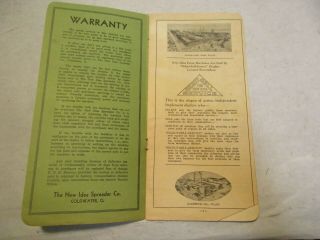 1934 Idea Spreader Farm Equipment Sales Brochure that is in good shape 4