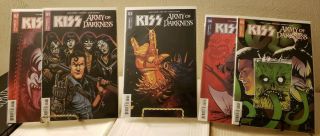 Kiss/ Army Of Darkness 1 2 3 4 5 (complete) Dynamite/ Cover A & C