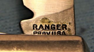 RARE VINT 1967 RANGER U.  S.  A.  ADVERTISING DIENER SEEDS BARLOW POCKET KNIFE 3