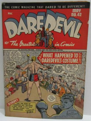 Daredevil 42 1947 Lev Gleason Vg,