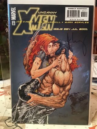 Rare Uncanny X - Men 394 Df Exclusive Signed & Sketched Edition
