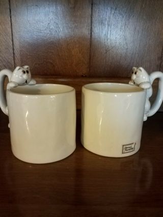 Vintage Fitz & Floyd " Catnap " Mug Set
