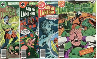 Green Lantern 117,  118,  119,  120 Avg.  Nm/nm,  9.  4/9.  6 Dc 1979
