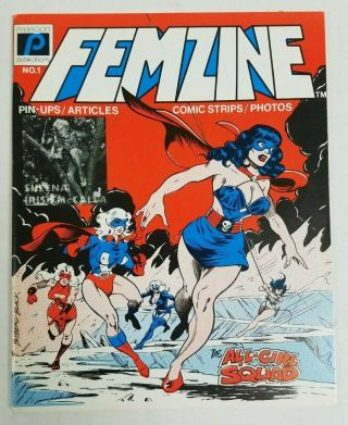 Femzine 1 Sheena Phantom Lady Paragon 1981 All Girls Squad