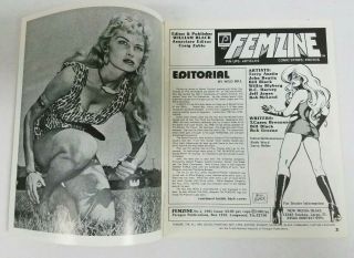 FEMZINE 1 Sheena Phantom Lady Paragon 1981 All Girls Squad 3