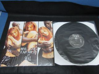 Mylene Farmer Et Seal Les Mots Eu Vinyl 12 Inch Single In Shrink