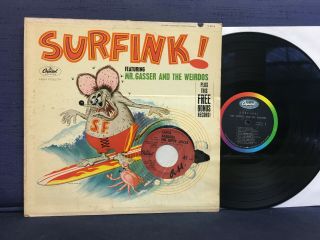 Mr.  Gasser & The Weirdos - Superfink - 1964 - Capitol Label - Mono (w/bonus 45)