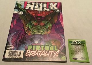 The Hulk Comic 3 Signed By Stan Lee In The Zone Authentics Certified